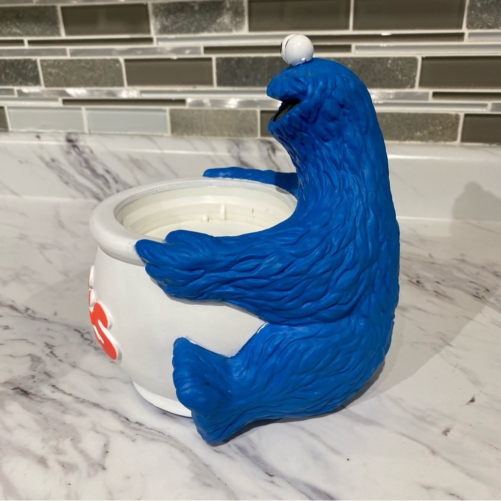 Vintage‎ 1989 Sesame Street Cookie Monster pop up game by Lewco Muppets - Picture 4 of 9